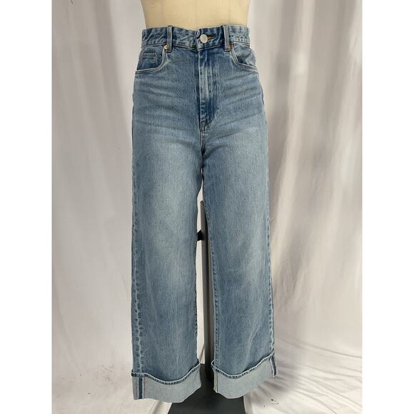 Blank Nyc Wide Leg Blue Denim Jean Size 27 - NWT - Picture 2 of 5